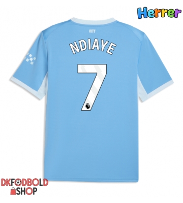 Manchester City Iliman Ndiaye #7 Hjemmebanetrøje 2026-27 Kort ærmer